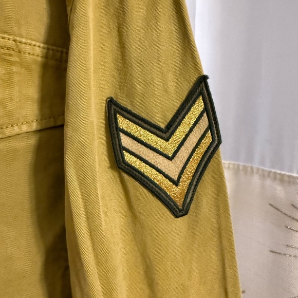 Current/Elliott Khaki Utility Jacket - Picture 3 of 6